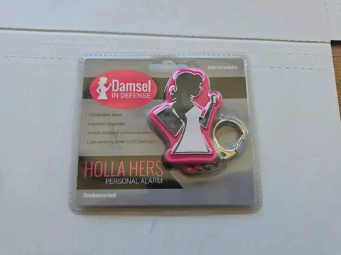 Personal Emergency 120dB Alarm & LED Flashlight Keychain - Damsel in Defense NEW