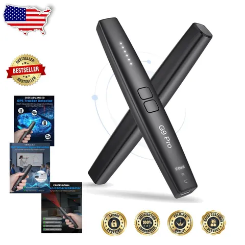 G9 Pro Camera Detector: Anti-Spy, GPS, Bug Finder - 72H Battery, 6 Levels
