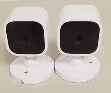 Lot of 2 Blink Mini Indoor Plug-In 1080 HD Smart Security Camera BCM00300U