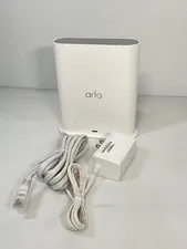 Arlo Ultra VMB4540 Smart Hub Base Station w/Power, Ethernet Cables (No Cameras)