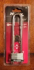Master Lock 517D Silver Outdoor Laminated Bicycle Padlock with Keys