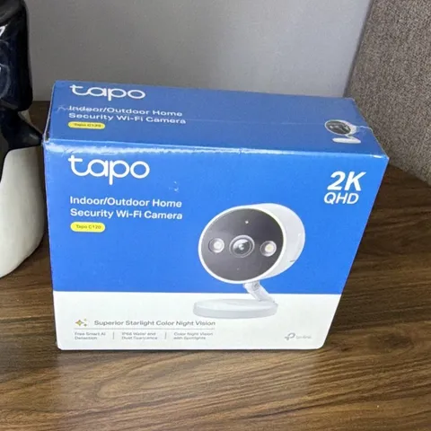 Tapo C120 2K QHD Wi-Fi Indoor/Outdoor Security Camera Night Vision Alexa