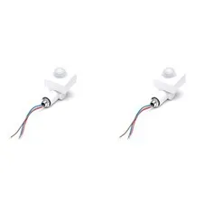 2X AC85-265V IP65 Motion Sensor Adjustable PIR  Ultrathin LED Light PIR6871