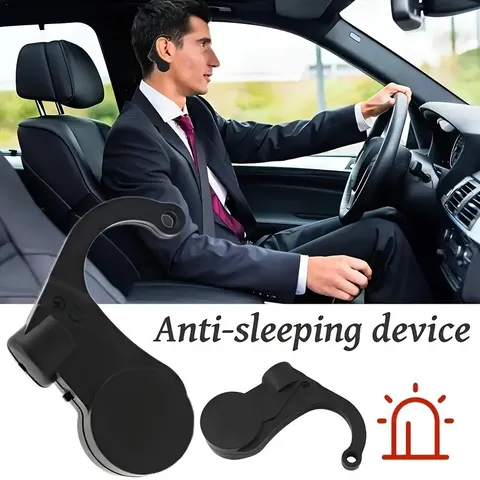 Essential Robust Easy to Install USB-Powered Anti-Drowsy Driving Alarm with Clip