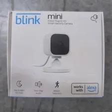 Blink Mini Indoor Plug-In Live HD Smart Security Camera (New in Box) Ships Fast