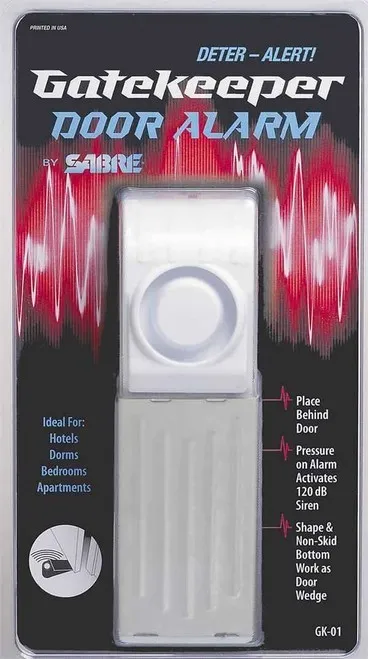 NEW Deter-Alert Door Stop Alarm Continuous Siren LOUD Alert 