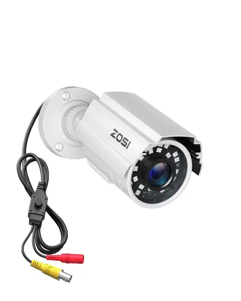 1080P HD 1920TVL Hybrid 4-in-1 TVI CVI AHD 960H CVBS CCTV Security Camera,80f...