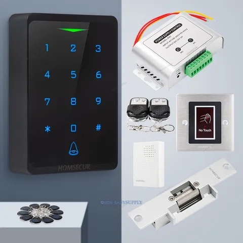 HOMSECUR Weatherproof IP66 APP WIFI Password RFID Access Control Anti-Tamper