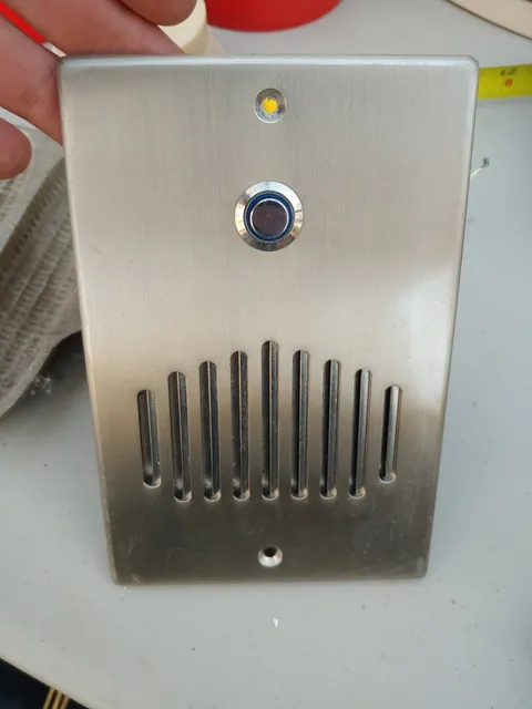 Intrasonic RETRO-DN Door Station Brushed Nickel