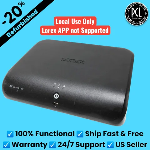 ✅ Lorex D871A8B-Z 4K Digital Video Recorder DVR 2TB HDD Local Use Only READ