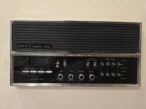 ​M&S Systems M300 Intercom Master Station Black Broan K1350 Vintage Parts Repair