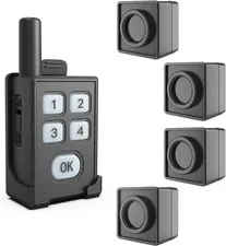 Perimeter Trip Alarm-Portable Camping Motion Sensor-1 Receiver+4 Sensors