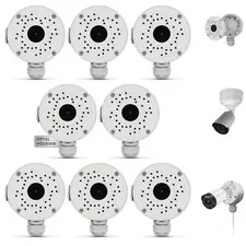 Metal Universal IP66 Waterproof Junction Box for Bullet Cameras, CCTV Mount B...