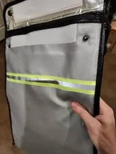 Upgraded Fireproof Document Bag 15x11 Waterproof Zipper Cash Money Safe Case