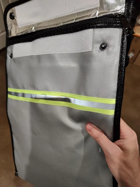 Upgraded Fireproof Document Bag 15x11 Waterproof Zipper Cash Money Safe Case