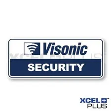Visonic Alarm Burglar Alarm Window and Door Stickers