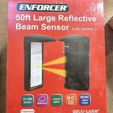 ENFORCER Photoelectric Beam Sensor E-931-S50RRLQ 50ft Wired Weatherproof