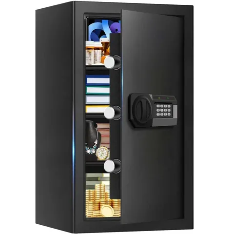 5.2 Cub Large Home Safes Fireproof Wterproof, Anti-theft Fire Safe with Progr..
