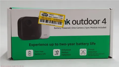 Blink Outdoor 4 Wireless Smart Security Camera, 1080p HD