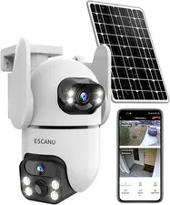 Dual Lens Security Cameras Wireless Outdoor for Home Security, 2K Ultra HD Resol