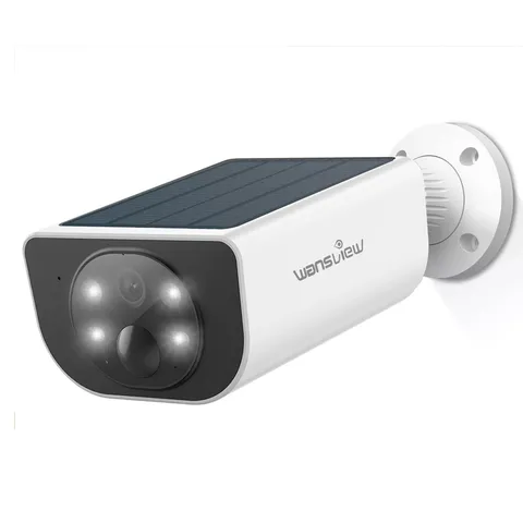 Wansview S1 2K Wireless Security Camera Outdoor WiFi Solar Powered Ai Detection