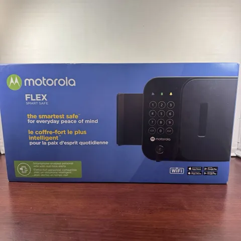 Motorola Flex Smart Safe WiFi 24/7 Security Monitoring Electronic Keypad Lock