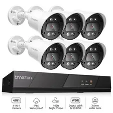 5MP Lite Home 8CH DVR 1080P H.265+ CCTV Security Camera System 1TB Outdoor
