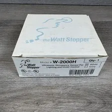 WattStopper W-2000H Ultrasonic Occupancy Sensor White New in Box
