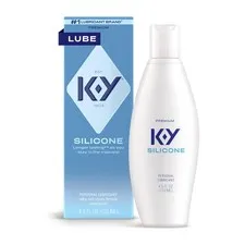 K-Y Silicone Lube, Premium Personal Lubricant, Silicone-Based Formula, Safe to U