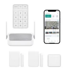 Home Security System Kit with Hub, Keypad, Motion Sensors - 3 Months Monitoring