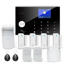 Alarm System with Phone APP Alert,DIY WiFi Home Security Alarm System,12pcs Kit