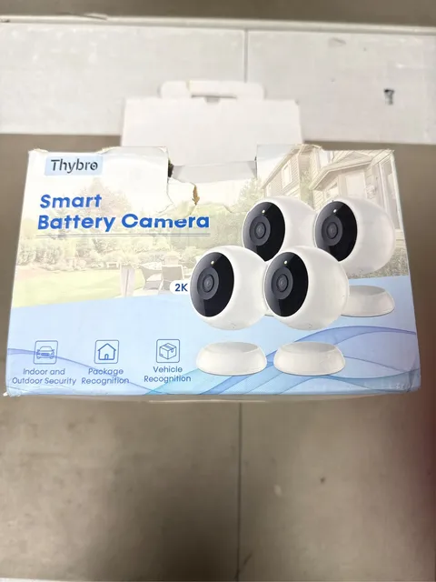 Thybro Magnetic Security Camera Wireless - 4Pack AI Motion Detection, 2K HD Vide