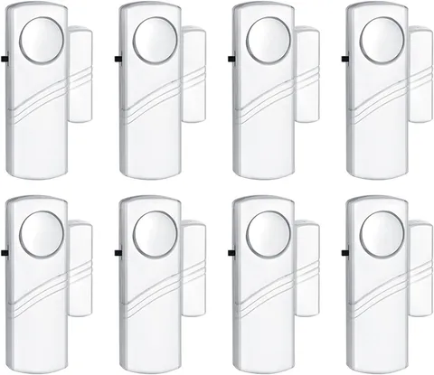 Door Window Alarm, 90DB Door Alarms for Kids Safety, Wireless Sensor Door Window