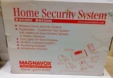Vtg Magnavox MX2000 MX2500 Home Security System Wireless Boxed Untested As-Is