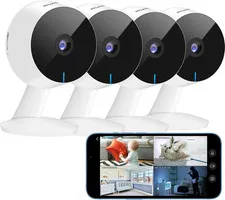 4MP 2K Cameras for Home Security Indoor, 5G& 2.4Ghz Home Security Camera for Bab