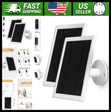 5W Solar Panel for Ring Spotlight Cam Plus/Pro, Stick Up Cam, 2-Pack