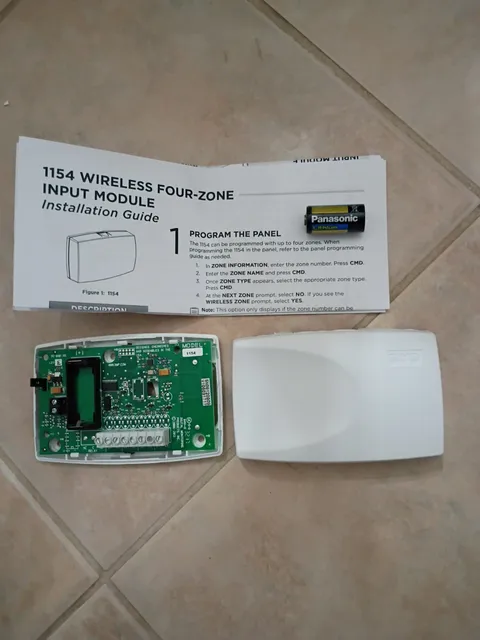 DMP 1154 Wireless 4-zone Input Module Tested Working