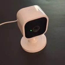 Blink Mini 1080p Wired Wi-Fi IP Indoor Camera Night Vision Alexa White