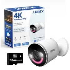 4K 8MP Wi-Fi 6 Spotlight Security Camera | Indoor/Outdoor | Color Night Visio...