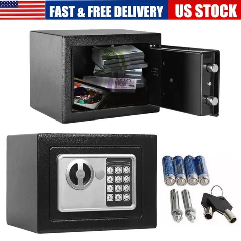 Digital Electronic Safe Box Keypad Lock Security Home Office Cash Jewelry Gun
