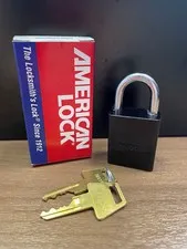American Lock Safety Series Padlock A1105BLK KD