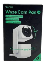 Wyze Cam Pan v4 4K UHD Indoor/Outdoor Plug-In Pan & Tilt Security Camera