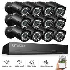16CH POE Kit Home IP Camera System Full HD Home Monitoring Night Vision New