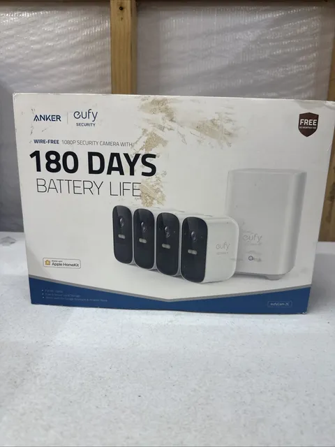 Eufy Security  Eufycam 2C 4 -Cam Kit 1080P Security  Camera - Open Box
