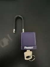 Safety Lockout Padlock, Body Color: Purple Panduit PSL-8PU