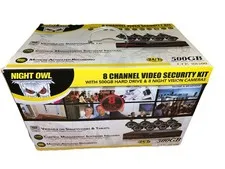 Night Owl LTE-88500 8 Channel Video Security Kit 500GB Night Vision 