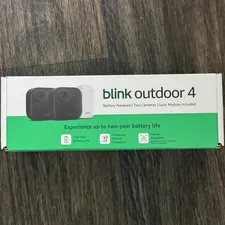 Blink Outdoor 4 2-Cam 1080p Wireless Wi-Fi Battery Motion Outdoor/Indoor Alexa