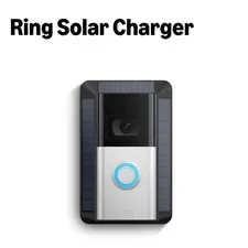 Solar Charger for Battery Doorbells - Compatible with Video Doorbell 3, Video Do