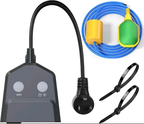 Smart WiFi Sump Pump Alarm | High/Low Water Sensor, 110dB Siren & App Alerts