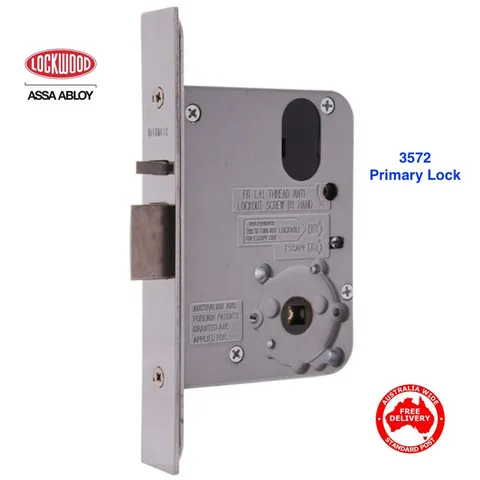 Lockwood 3572 Primary Mortice Lock-ASSA-Free Postage